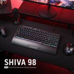 ⁦Redragon K515 Shiva 98 Wired RGB Membrane Gaming Keyboard - Black⁩ - الصورة ⁦4⁩