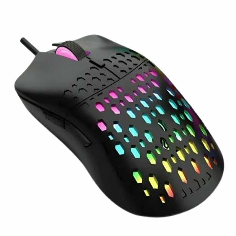 11736855863678651373a49f9_96425728.jpg RAIKU LUMINOUS GAMING MOUSE G701 BLACK - الصورة 1