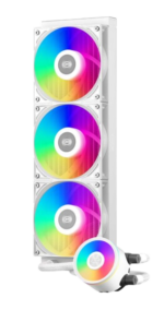 ⁦PC Cooler DA360 Pro ARGB CPU Liquid Cooler - WHITE⁩ - الصورة ⁦2⁩