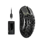 Attack Shark R5 Ultra Carbon Fiber Tri-Mode Wireless (BT/2.4G Wireless/Wired) 8K PAW3950MAX Gaming Mouse - Black