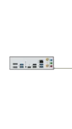 ⁦MS-Challenger Intel Core Ultra  Z890M WIFI ICE  DDR5 Motherboard - White⁩ - الصورة ⁦5⁩