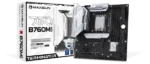 ⁦MS-Terminator B760M D5 WIFI 6E V2 Intel Core  DDR5 Motherboard - Black⁩ - الصورة ⁦2⁩