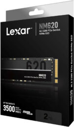 ⁦Lexar NM620 2 TB M.2 2280 Internal Solid State Drive 3500 MB/s⁩ - الصورة ⁦2⁩