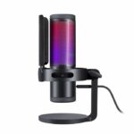 ⁦Redragon FENRIS GM301 RGB USB Streaming Microphone - Black⁩ - الصورة ⁦2⁩
