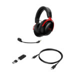 ⁦HyperX Cloud III S  Wireless/Bluetooth Gaming Headset -Red⁩ - الصورة ⁦7⁩