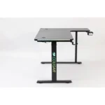 ⁦Cougar RGB L Gaming Desk (LEFT Side) 140 x 60 x 100 cm - Black⁩ - الصورة ⁦2⁩