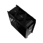 ⁦ASUS Strix Helios II GX601S Mid Tower Computer Case, 4x 140mm Pre-Installed Fans, Up to 420mm Radiator & 7x Fan Support-Black⁩ - الصورة ⁦9⁩