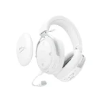 ⁦HyperX Cloud III S Wireless Gaming Headset for PC, Mac, PS5, Mobile, Switch - White⁩ - الصورة ⁦5⁩