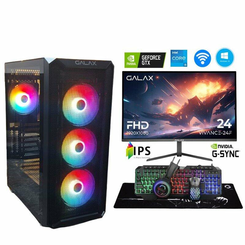 3173055065967261b83bb8575_01593315.jpg GALAX BLACK I5 12TH RTX 3050 GAMING PC - الصورة 1