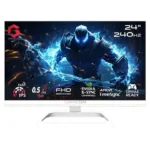 GAMEON GOA24FHD240IPS Artic Pro Series 24" FHD, 240Hz, MPRT 0.5ms, HDMI 2.1, Fast IPS Gaming Monitor (Supports PS5) - White