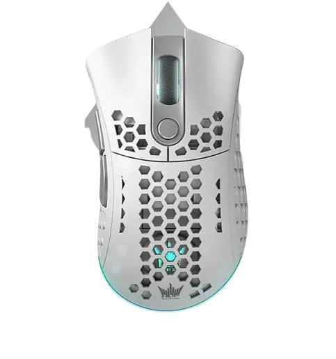417844672606a5ccf3c30f574_65131782_c_f5f5f5-f9f9f9-f3f3f3.webp Galax HOF Ace M2 Wireless Gaming Mouse - Nvidia Reflex - 38000 DPI - ARGB - WHITE - الصورة 1
