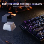⁦Attack Shark X68HE Wired Mechanical Gaming Keyboard - Rapid Trigger, Hall Effect Switches, RGB Lighting  BLACK⁩ - الصورة ⁦7⁩