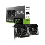 ⁦ASUS Dual Nvidia GeForce RTX 5060 Ti 16GB OC Graphics Card - Black⁩ - الصورة ⁦2⁩