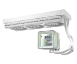 ⁦ASROCK STEEL LEGEND  360MM ALL-IN-ONE CPU LIQUID COOLER WITH 3.4 LCD DISPLAY -WHITE⁩ - الصورة ⁦7⁩