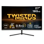Twisted Minds 27'‘ Curve, FHD 180Hz, VA, 0.5ms, HDMI2.0, HDR Gaming Monitor