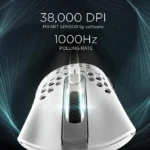 ⁦Galax   HOF Ace M2  Wireless Gaming Mouse - Nvidia Reflex - 38000 DPI - ARGB - WHITE⁩ - الصورة ⁦4⁩