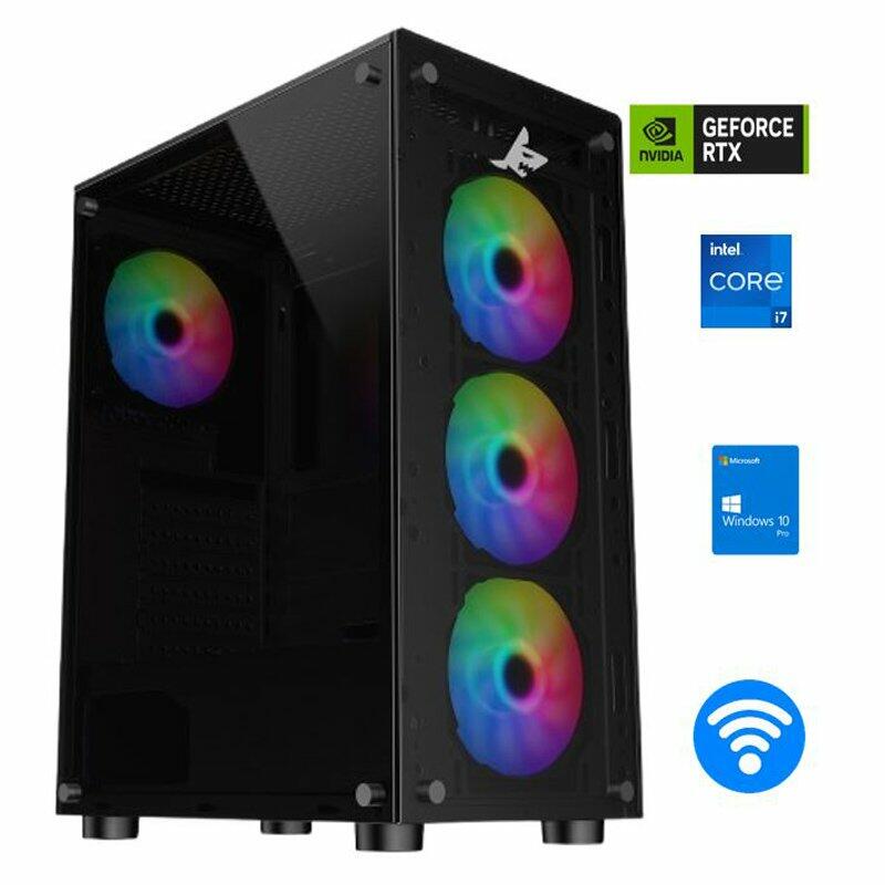 6173859929467a0eb7eb84879_94878925.jpg BLACK SLAYER i7 RTX 4070 12GB GAMING PC - الصورة 1