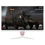 GAMEON GOAD27QHD240IPS Dominator Series 27" QHD, 240Hz, MPRT 0.5ms, HDMI 2.1, Fast IPS Gaming Monitor (Supports PS5) - White