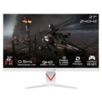 GAMEON GOAD27QHD240IPS Dominator Series 27" QHD, 240Hz, MPRT 0.5ms, HDMI 2.1, Fast IPS Gaming Monitor (Supports PS5) - White