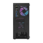 ⁦DarkFlash DK352 Plus ATX Mid Tower Front Panel Tempered Glass Side Panel Case With 4 ARGB Fans - DARK⁩ - الصورة ⁦7⁩