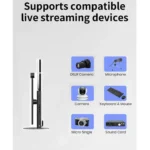 ⁦Twisted Minds S1 All-in-One Live Broadcast Desktop 15.6" FHD LCD Screen, 50 MP Magnetic Camera, Android 11 System, Fixed Stand⁩ - الصورة ⁦6⁩
