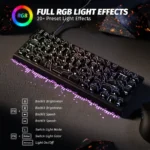⁦ATTACK SHARK X68 PRO HE Wireless Rapid Trigger Gaming Keyboard with Adjustable Actuation BLACK⁩ - الصورة ⁦4⁩