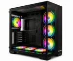 Huntkey MVP Apollo Max Mid Tower PC Case – Black, 7 Fans