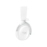 ⁦HyperX Cloud III S Wireless Gaming Headset for PC, Mac, PS5, Mobile, Switch - White⁩ - الصورة ⁦2⁩