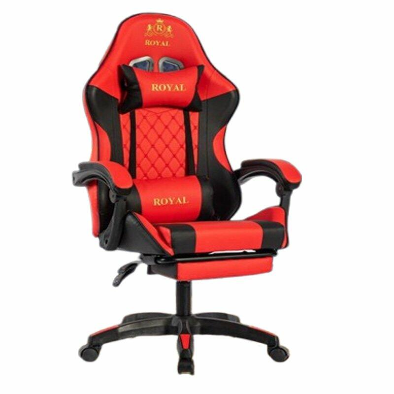 717291616336710e9a14ec9e4_00676492.jpg ROYAL GC-905 - Gaming Chair On Adjustable And Ergonomic, RED - الصورة 1