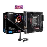 ⁦ASRock Z690 Phantom DDR5 WIFI 6E - Gaming Motherboard - ITX / TB4 - Black⁩ - الصورة ⁦2⁩