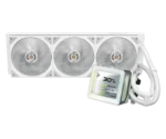 ASROCK STEEL LEGEND  360MM ALL-IN-ONE CPU LIQUID COOLER WITH 3.4 LCD DISPLAY -WHITE