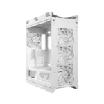 ⁦Asus Rog Strix Helios II GX601S EATX Mid-Tower Aluminum Frame Fornt & Left Side Tempered Glass Panel Case - White⁩ - الصورة ⁦8⁩