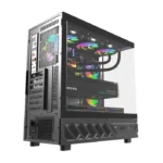 ⁦Darkflash DS950V ATX PC Case with 6 ARGB fans- Black⁩ - الصورة ⁦3⁩