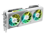 ⁦ASRock AMD Radeon - RX 9070 XT Steel Legend GDDR6 16GB - Graphics Card - White⁩ - الصورة ⁦6⁩