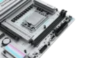⁦MS-Challenger Intel Core Ultra  Z890M WIFI ICE  DDR5 Motherboard - White⁩ - الصورة ⁦4⁩