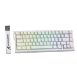 Attack Shark X68HE Wired Mechanical Gaming Keyboard - Rapid Trigger, Hall Effect Switches, RGB Lighting & 60% Layout