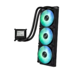 ⁦ASUS MAX Gaming 360 ARGB LCD Liquid Cooler - Black⁩ - الصورة ⁦3⁩