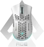 ⁦Galax   HOF Ace M2  Wireless Gaming Mouse - Nvidia Reflex - 38000 DPI - ARGB - WHITE⁩ - الصورة ⁦3⁩