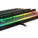 ⁦Thermaltake Level 20 RGB Titanium Aluminum Gaming Keyboard Cherry MX Silver Switches, 16.8M Color RGB, 32 color zone options, support Alexa Voice Control, Razer Chroma Sync compatible KB-LVT-SSSRUS-01⁩ - الصورة ⁦6⁩
