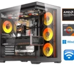 AMD RYZEN 7 9800X3D  AMD Radeon - RX 9070 XT Steel  16GB GAMING PC