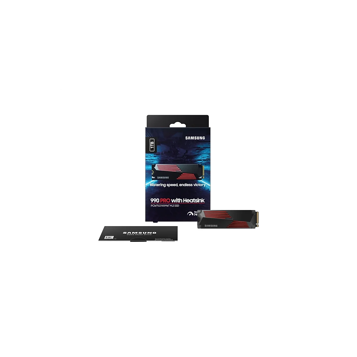 ososs-2467033-g10-3 SAMSUNG 990 PRO PCIe 4.0 NVMe M.2 SSD With Heatsink PS5 Compatible - 1TB - الصورة 1