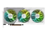 ⁦ASRock AMD Radeon - RX 9070 XT Steel Legend GDDR6 16GB - Graphics Card - White⁩ - الصورة ⁦3⁩