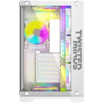 ⁦Twisted Minds Bullet-07 Mid Tower Gaming Case - White⁩ - الصورة ⁦2⁩