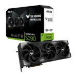 ⁦ASUS TUF Gaming NVIDIA GeForce RTX 5090 32GB GDDR7 DLSS 4 Graphics Card - Black⁩ - الصورة ⁦2⁩