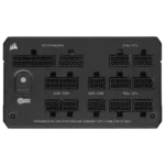 ⁦CORSAIR HX1000i 1000W Platinum Fully Modular Ultra-Low Noise ATX Power Supply (UK) - Black⁩ - الصورة ⁦5⁩